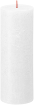 Bougie cylindrique rustique Bolsius Cloudy White - 19 cm / ø 7 cm