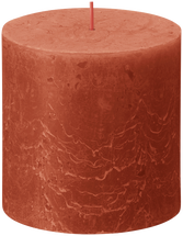 Bougie pilier Bolsius Rust Earthly orange - 10 cm / Ø 10 cm
