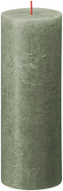 Vela de bloque Bolsius Rustiek Fresh Olive - 19 cm / Ø 7 cm