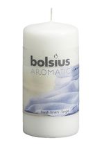 Bolsius stompkaars Aromatic Fresh Linen 100/58 mm
