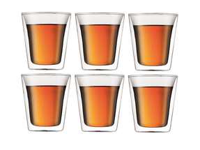 Bodum Dubbelwandige Glazen Canteen 10 cl - 6 Stuks