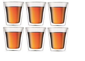 Bodum Dubbelwandige Glazen Canteen 20 cl - 6 Stuks
