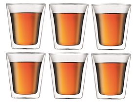 Bodum Dubbelwandige Glazen Canteen 20 cl - 6 Stuks
