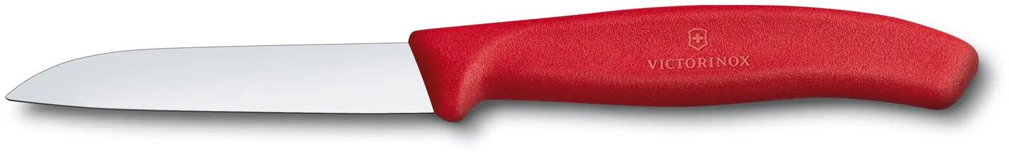 Victorinox Couteau d'office Swiss Classic - Rouge - Droit - 8 cm