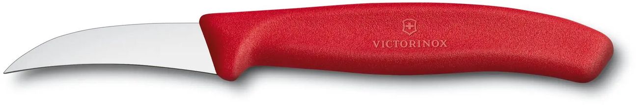 Victorinox Schälmesser Swiss Classic - Rot - Gebogen - 6 cm