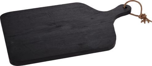 Cookinglife Servierbrett Cosy Rubberwood 57 x 38 x 2 cm - Schwarz