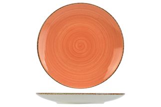 Piatto da dolce Cosy &amp; Trendy Granite Arancione Ø 22 cm