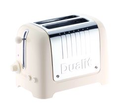 Dualit Toaster Lite - extra breite Schlitze - Leinwand weiß - D26273