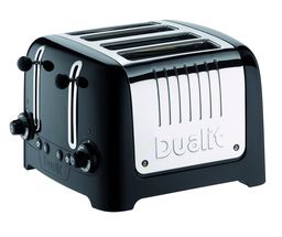 Dualit Toaster Lite Schwarz 4 Schlitze