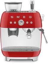 Machine à expresso SMEG - manuelle - 1650 W - rouge - 2,4 litres - EGF03RDEU