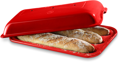 Stampo Baguette Emile Henry 39x24cm - rosso