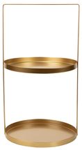 Cosy &amp; Trendy Etagere Gold 2-lagig Ø 25 cm