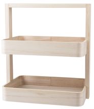 Cosy &amp; Trendy Etagere Hout 2-Laags 30 x 20 cm