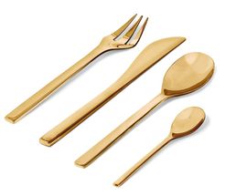 Alessi Colombina 24-delige bestekset messing