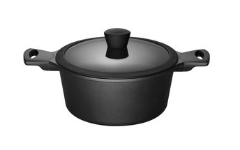 Casserole Sola avec couvercle Fair Cooking noir Ø20 cm / 2 litres
