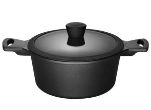 Poêle à rôtir Sola avec couvercle Fair Cooking Noir - ø 24 cm / 3,5 litres