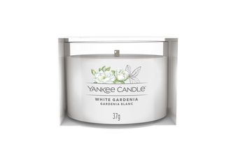 Yankee Candle Duftkerze Gefüllte Votivkerze White Gardenia - 4 cm / ø 5 cm