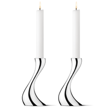 Georg Jensen Cobra kandelaar 16cm - set van 2