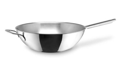 Poêle à wok Habonne Avance - ø 30 cm - sans revêtement antiadhésif