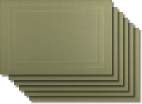 Jay Hill Tischsets - Grün- 45 x 31 cm - 6 Stück