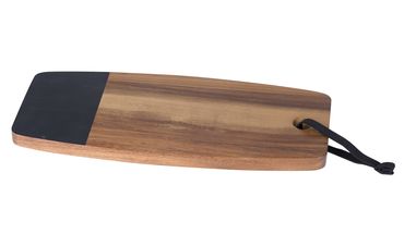 Cookinglife Serveerplank Cosy - met krijtvlak - Acacia 30 x 13 cm