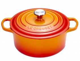 Le Creuset braadpan Signature oranje-rood Ø 28 cm