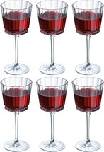 Copas de Vino Tinto Cristal d'Arques Macassar 350 ml - 6 Piezas