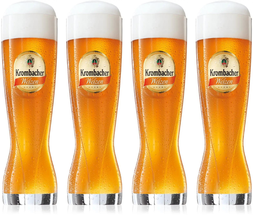 Bicchieri birra Krombacher Weizen 500 ml - 4 pezzi
