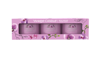 Coffret cadeau Yankee Candle Wild Orchid - 3 pièces