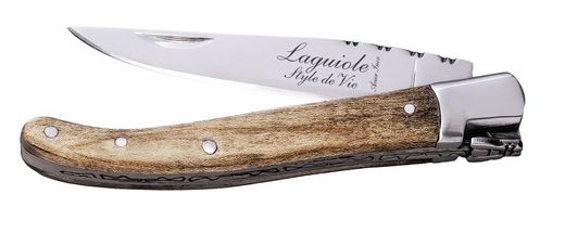 Couteau de poche Laguiole Style de Vie en bois 
