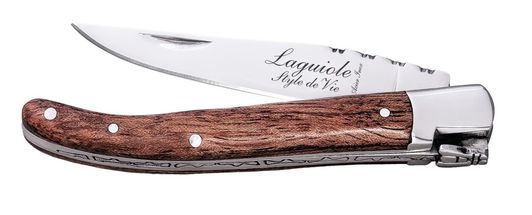 Couteau de poche Laguiole Style de Vie en bois de rose