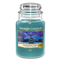 Candela Yankee Candle Grande Winter Night Stars - 17 cm / ø 11 cm