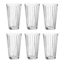 CasaLupo Longdrinkglazen Lawe Transparant 400 ml - 6 Stuks