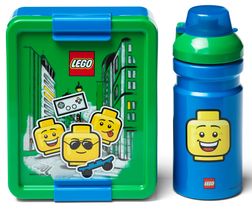 LEGO® Lunchset Boy Grün / Blau