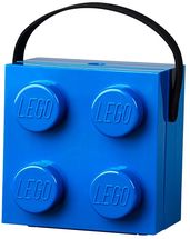 Lunch box LEGO avec poignée bleu