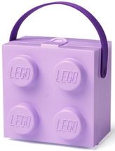 Lunch box LEGO avec poignée violet