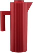 Alessi Thermoskanne Plissé - MDL12 R - Rot - 1 Liter - von Michele De Lucchi