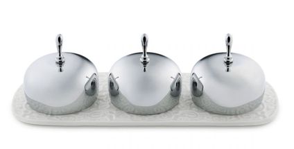 Alessi Amuseset Dressed - MW15 - 4-delig - door Marcel Wanders