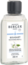 Maison Berger Navulling - voor geurstokjes - Delicat Musc Blanc - 200 ml