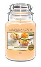 Bougie parfumée Yankee Candle Large Mango Ice Cream - 17 cm / ø 11 cm