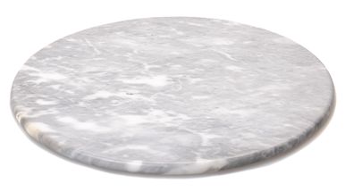 Plaque de marbre gris Sareva Ø30 cm