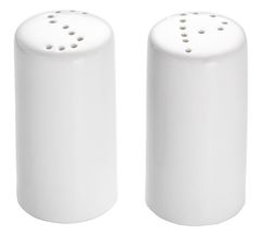 Maxwell & Williams Salt and Pepper Shakers White Basics Round