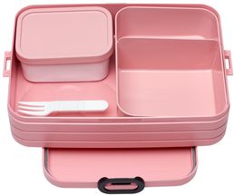 Fiambrera Lunchbox Mepal con Bandeja Bento Grande Rosa