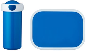 Mepal Lunch-Set (Schulbecher &amp; Lunchbox) Campus Blau