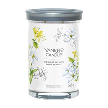 Yankee Candle Geurkaars Large Tumbler - met 2 lonten - Midnight Jasmine - 15 cm / ø 10 cm