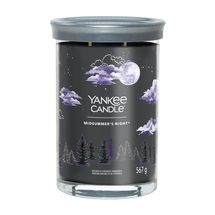 Yankee Candle Geurkaars Large Tumbler - met 2 lonten - Midsummer's Night - 15 cm / ø 10 cm