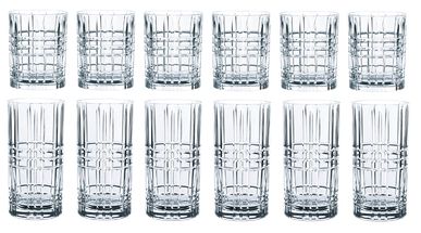 Nachtmann Whiskey &amp; Long Drink Glass Set Highland 12-Piece