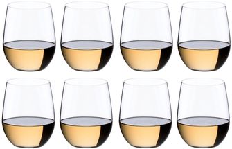 Riedel Tumbler Viognier verres à vin O Wine - 8 pièces