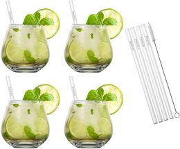 Ensemble de verres à cocktail Schott Zwiesel Vina 4 pièces - avec pailles et brosse
