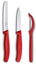 Set di coltelli Victorinox rosso 3 pezzi